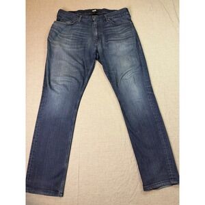 Paige Lennox Slim Fit Jeans Mens 36 Blue Excellent Dark Wash Denim Stretch